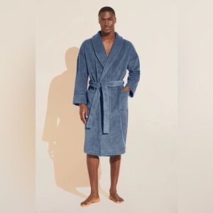 New With Tags: Eberjey Unisex Terry Robe in Size XS/S